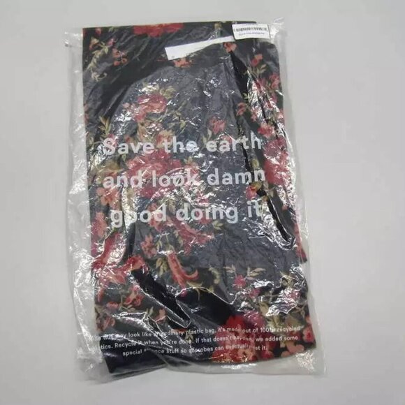 NEW REFORMATION Women's Parma Dress Admire Black/Red - Picture 5 of 9